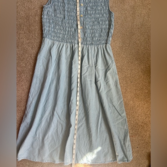 SOFT SURROUNDINGS LIGHT BLUE DRESS-M - Picture 4 of 4